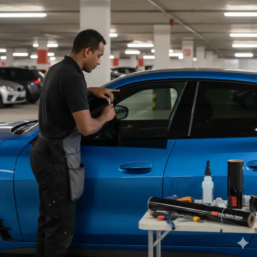 Residential privacy film image by MK Tintworks