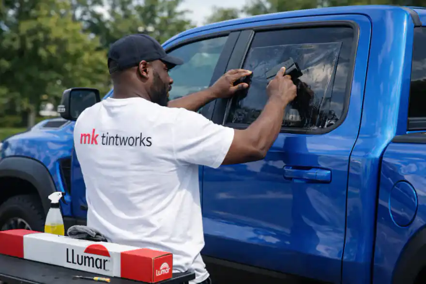 Llumar ATR metallized automotive window film by MK Tintworks
